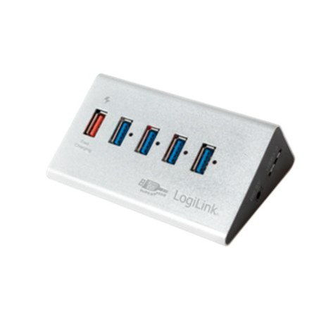 Logilink UA0227 USB 3.0 High Speed Hub 4-Port + 1x Fast Charging Port